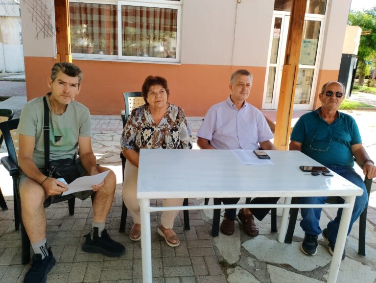 Συγκέντρωση διαμαρτυρίας των πλημμυροπαθών από τις Εργατικές Κατοικίες της Γιάννουλης