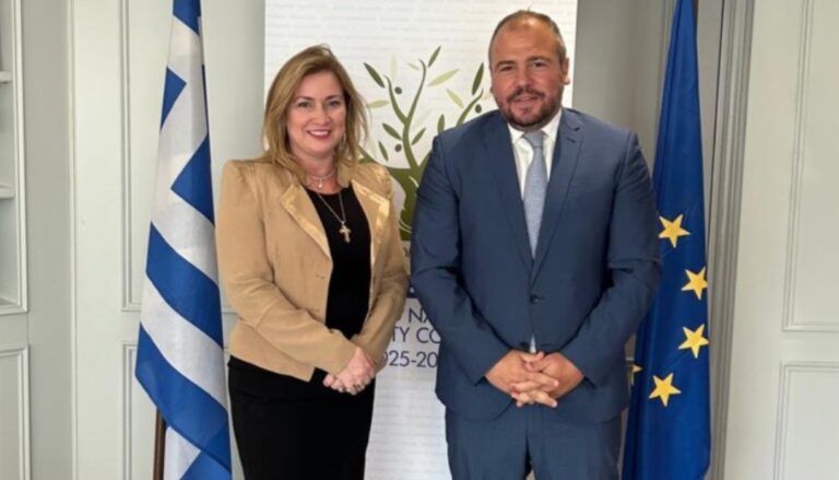 Συνάντηση Φίλιππου Φόρτωμα με Γενική Γραμματέα ΥΠΕΞ Μάιρα Μυρογιάννη