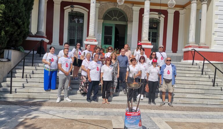 Σέρρες: Η φλόγα της αγάπης άναψε στέλνοντας μηνύματα ευαισθητοποίησης για την εθελοντική αιμοδοσία