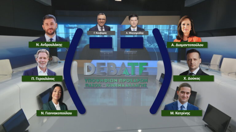 ΠΑΣΟΚ: Tο κρίσιμο debate των έξι υποψηφίων στο Ραδιομέγαρο της ΕΡΤ