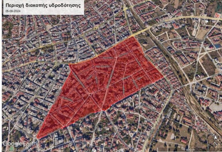Σέρρες: Χωρίς νερό μεγάλο τμήμα της πόλης