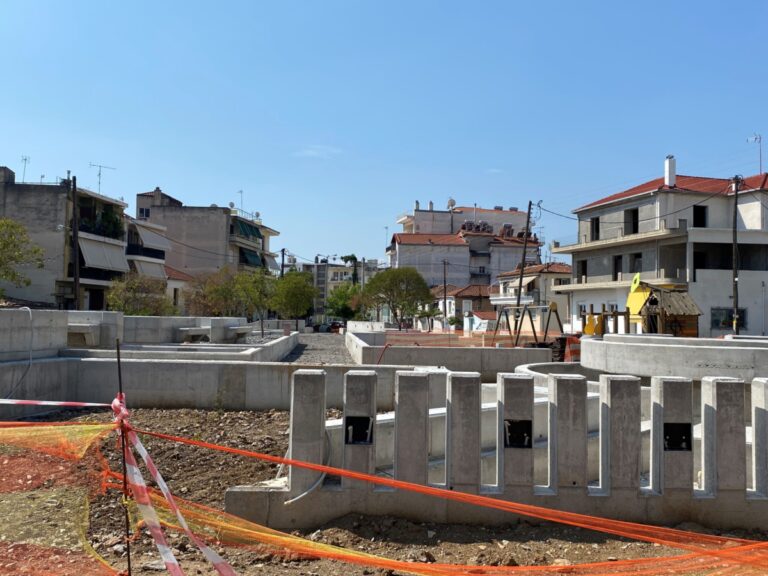 Τρίπολη: Σε εξέλιξη το έργο ανάπλασης της πλατείας της Αγίας Βαρβάρας