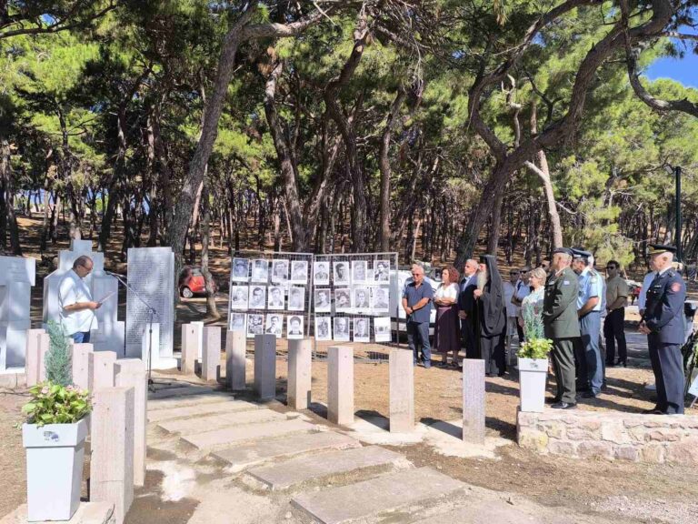 Τιμήθηκε η μνήμη των εκτελεσθέντων από τους Ναζί στη Λέσβο