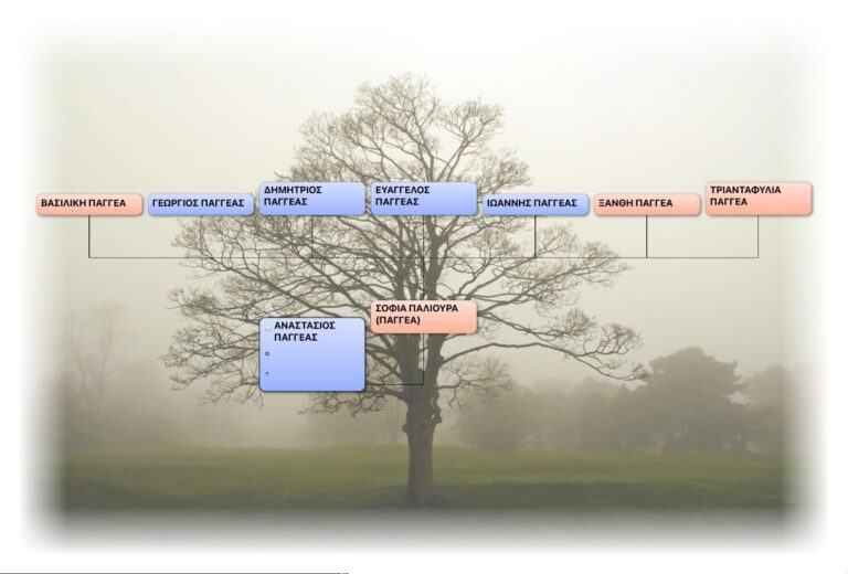 Ελασσόνα: Οικογενειακό Δένδρο (1840 -2024) Αναστασίου Παγγέα