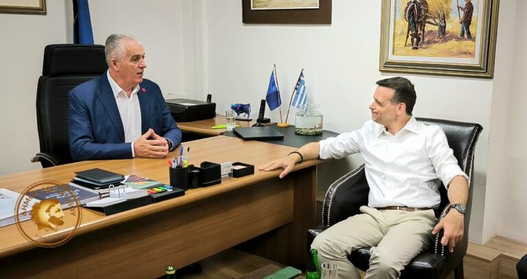 Αμύνταιο: Συνάντηση του Δημάρχου με τον Χάρη Δούκα