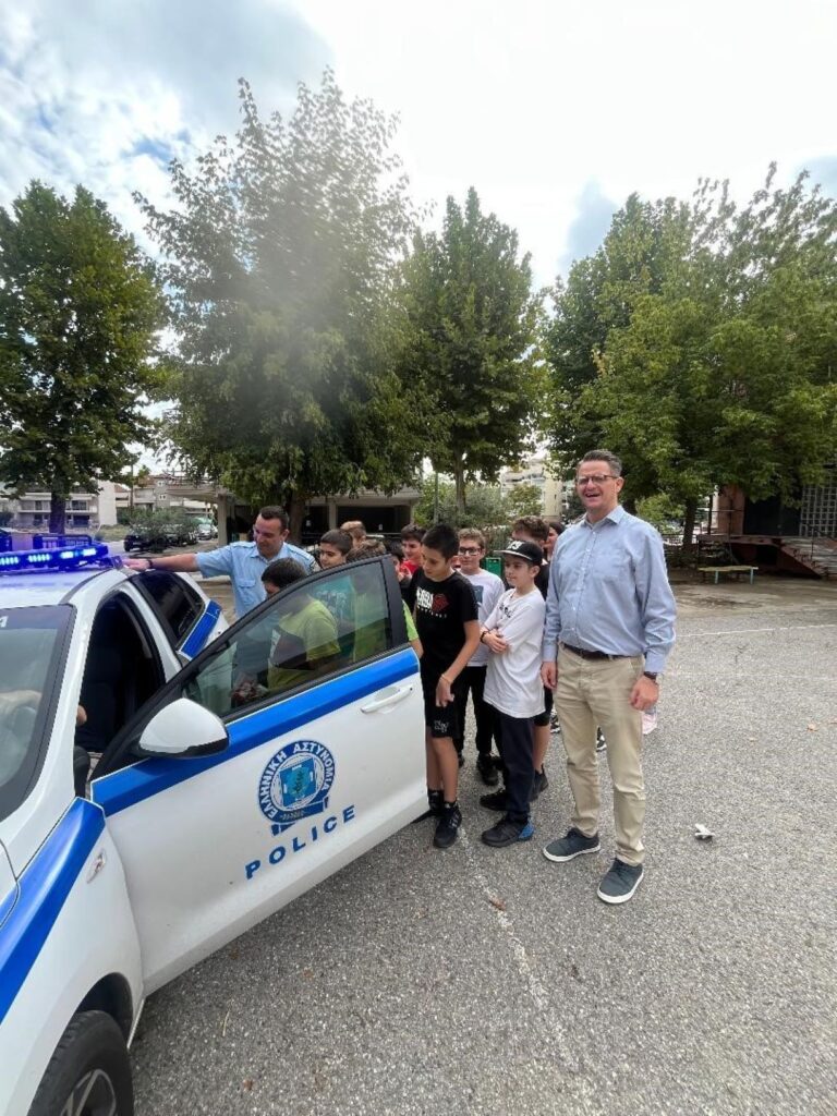 Μαθητές του 10ου Γυμνασίου Λάρισας ενημερώθηκαν για την οδική ασφάλεια