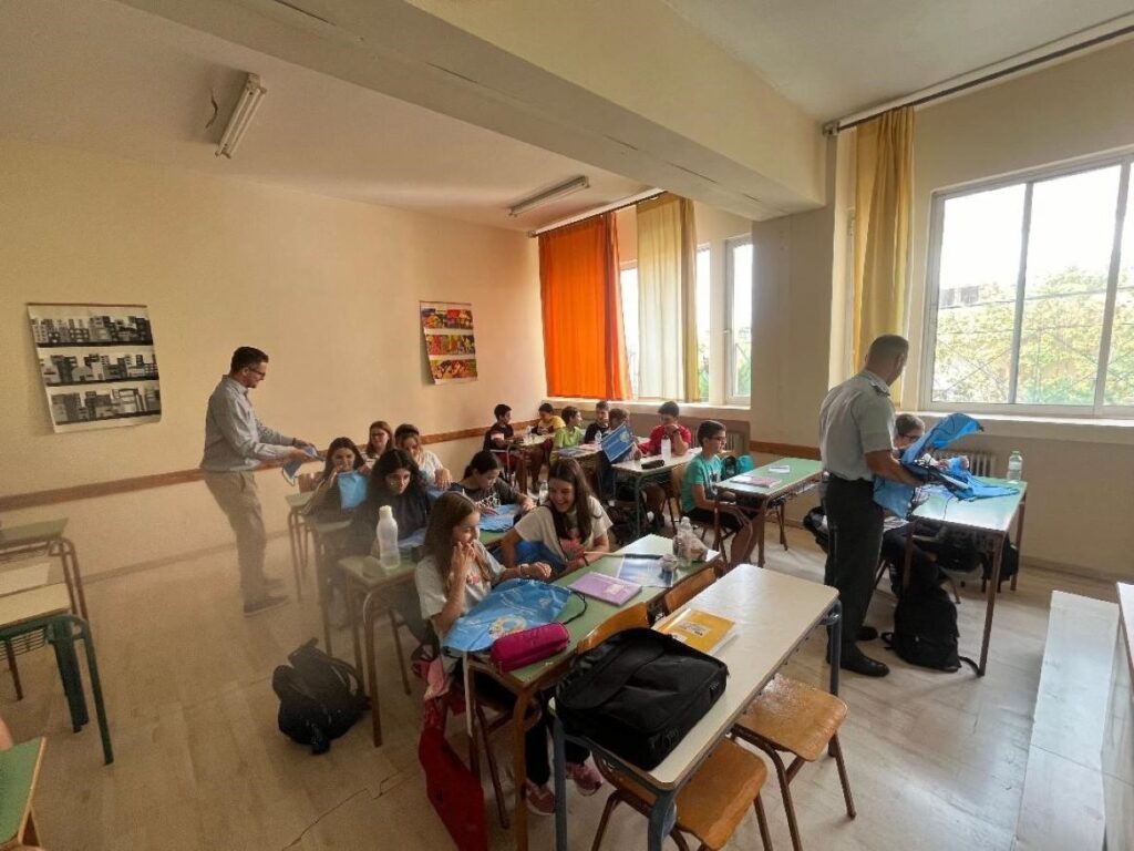 Μαθητές του 10ου Γυμνασίου Λάρισας ενημερώθηκαν για την οδική ασφάλεια