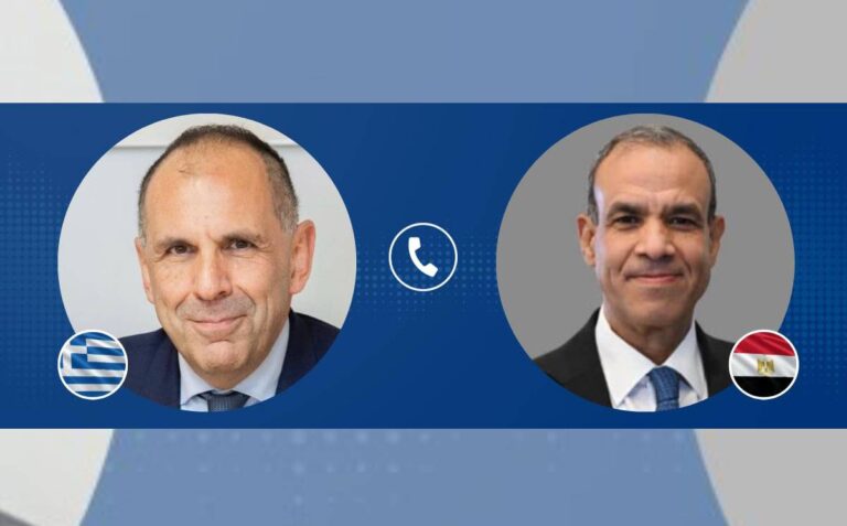 Τηλεφωνική επικοινωνία Γ. Γεραπετρίτη – ΥΠΕΞ Αιγύπτου
