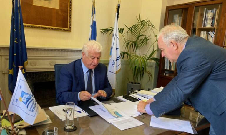 Κέρκυρα: Ο Ευθ. Λέκκας σε συνάντηση εργασίας στην ΠΙΝ για την προστασία της παλιάς πόλης