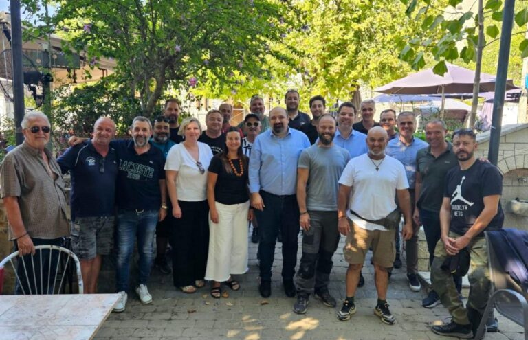 Τρίκαλα: Νέα επίσκεψη του Χρ. Τριαντόπουλου στην Φαρκαδόνα