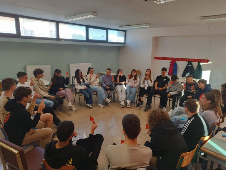 Βιωματικά εργαστήρια για τους μαθητές Α’ Λυκείου στον Βόλο