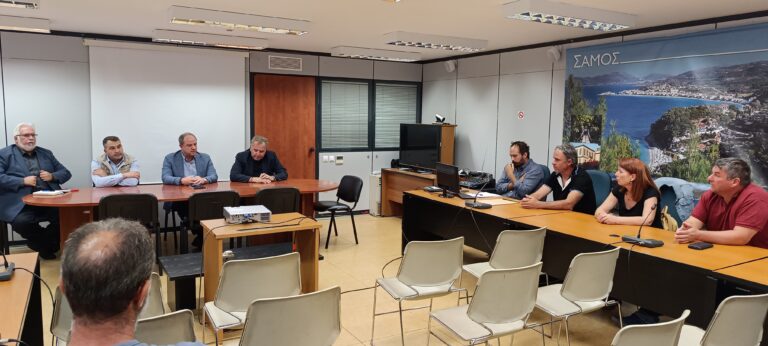 Μέτρα στήριξης για τον πρωτογενή τομέα ζήτησαν φορείς και  αγρότες της Σάμου από τον υφυπουργό Αγροτικής Ανάπτυξης που επισκέφτηκε το νησί