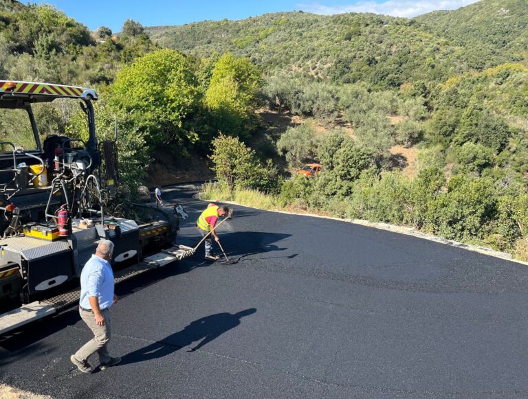 Βόλος: Ασφαλτόστρωση νέου δρόμου από Συκή έως Ποτιστικά