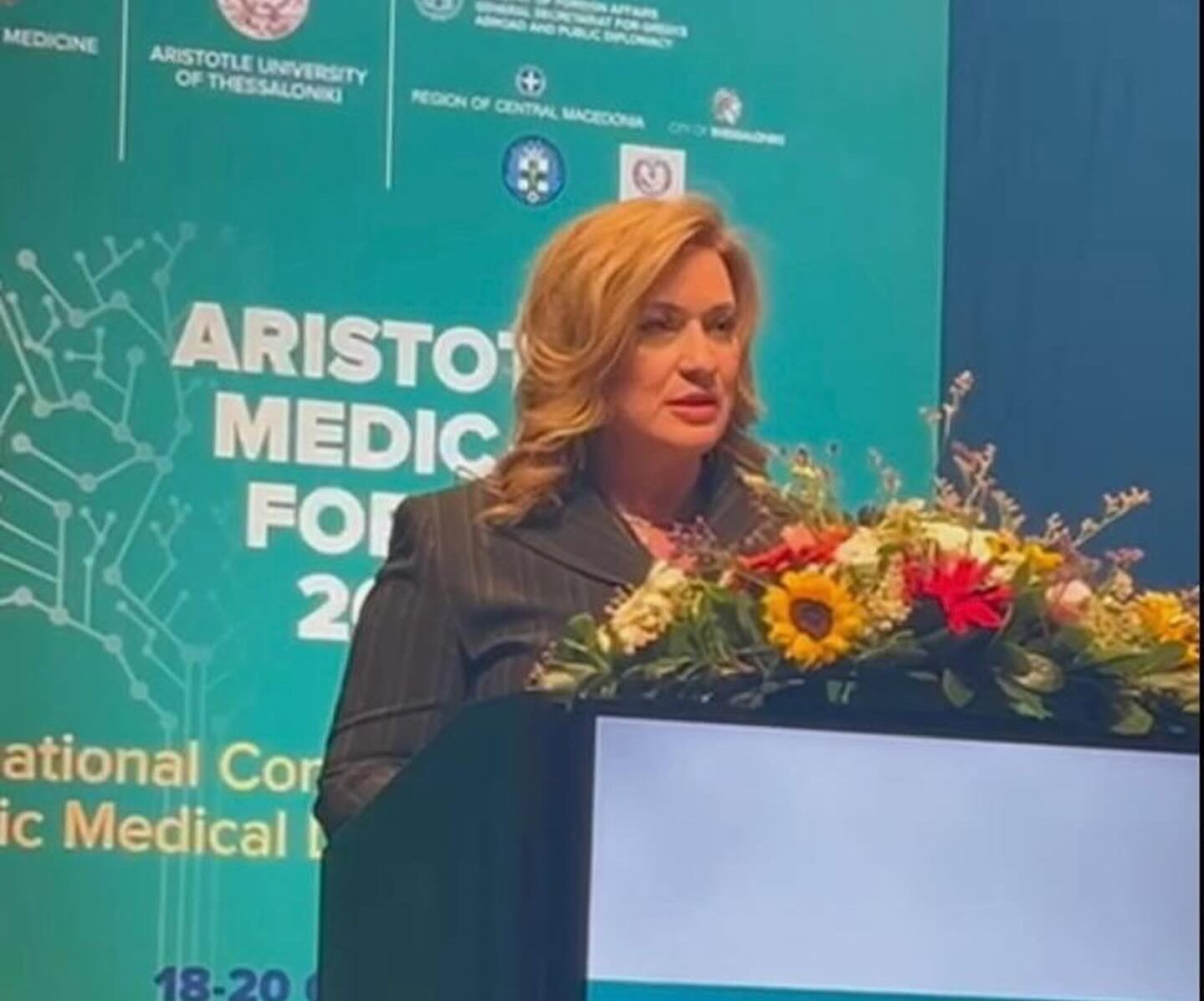 Στο Aristotle Medical Forum & στο 3ο Παγκόσμιο Πανομογενειακό Ιατρικό Συνέδριο η Μ. Μυρογιάννη