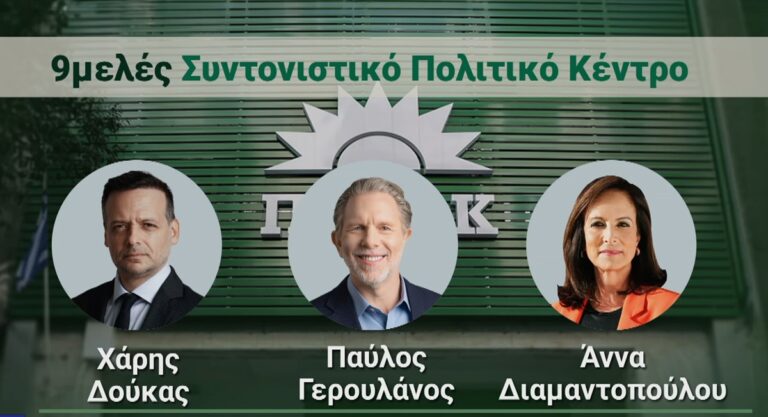 ΠΑΣΟΚ: Συνεδριάζει το Συντονιστικό Πολιτικό Κέντρο
