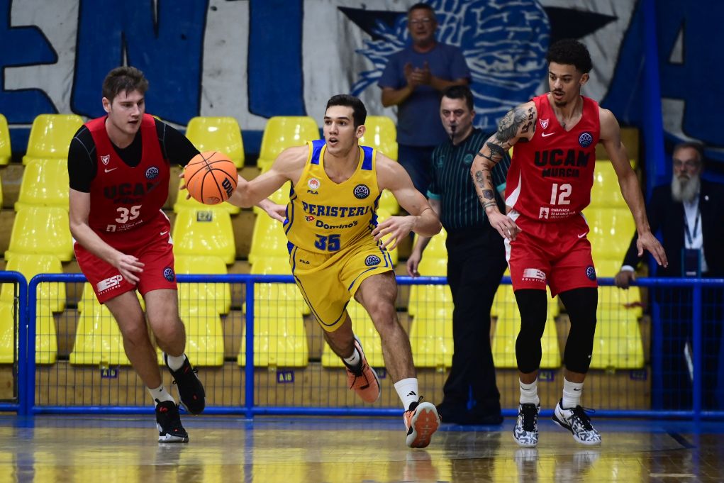 Δείτε τα highlights του αγώνα Περιστέρι-Μούρθια για το Champions League (video)