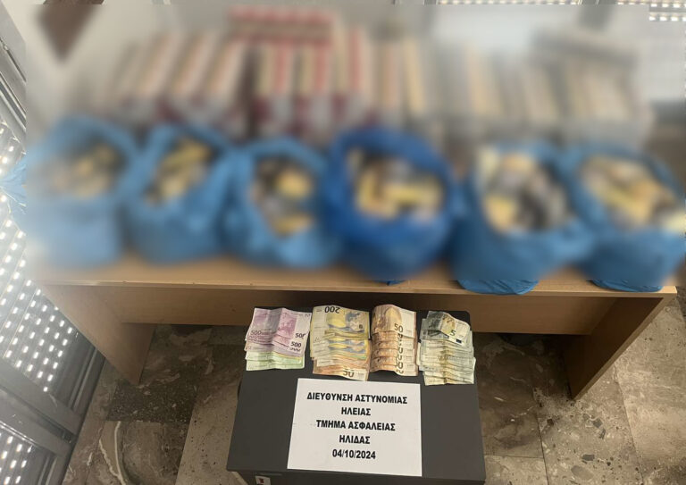 Μανωλάδα Ηλείας: Τους έκαναν “τσακωτούς” με 950 πακέτα λαθραία τσιγάρα