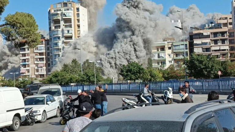 Νέοι βομβαρδισμοί των Ισραηλινών στη Βηρυτό – Βίντεο με τη στιγμή που καταρρέει πολυώροφο κτήριο