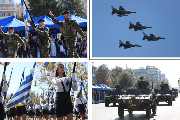 28η Οκτωβρίου – «Η ελληνική σημαία ψηλά»: Μεγαλειώδης η στρατιωτική παρέλαση στη Θεσσαλονίκη – Πλήθος κόσμου στη μαθητική της Αθήνας
