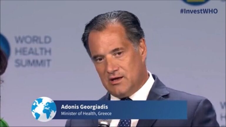 Άδ. Γεωργιάδης: Η Ελλάδα συνεισφέρει με περισσότερα από 20 εκατ. ευρώ – Ένα δισ. δολ. συγκεντρώθηκαν για τον ΠΟΥ
