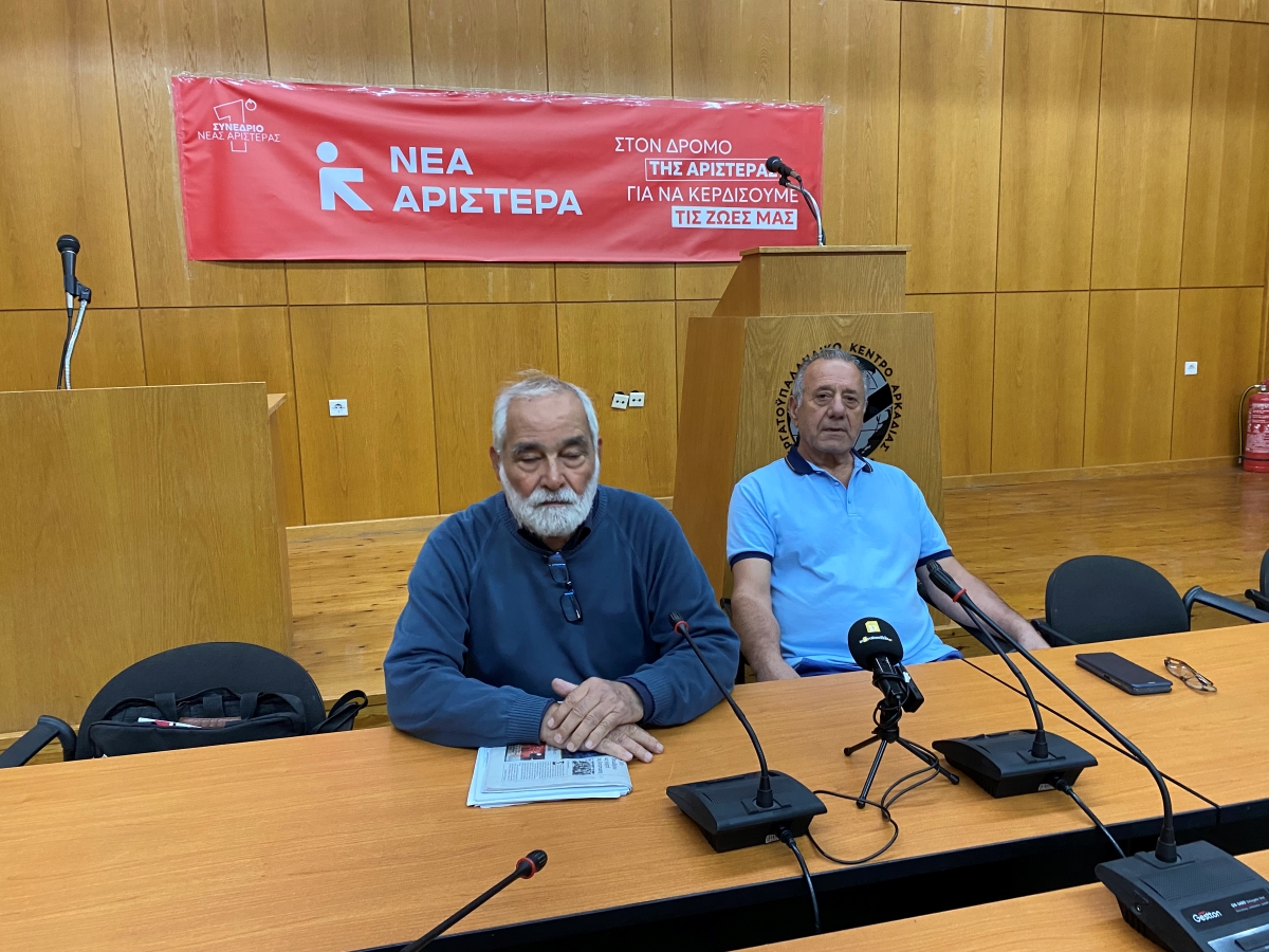 Παύλος Κλαυδιανός από Τρίπολη : Η επισπεύδουσα δύναμη είναι η κοινωνία και εμείς εκεί θα κινηθούμε