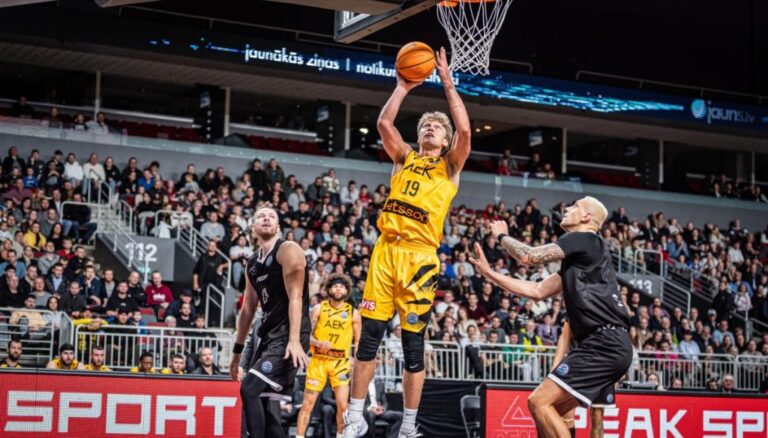 Champions League: Κυρίαρχη στη Λετονία η ΑΕΚ, 80-69 τη Ρίγα