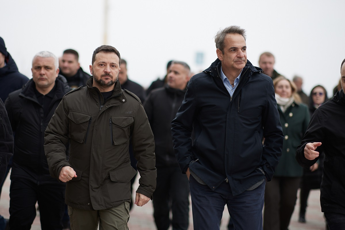 Συνάντηση Κυρ. Μητσοτάκη με τον Πρόεδρο της Ουκρανίας Βολοντιμίρ Ζελένσκι