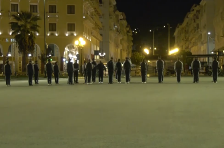 Θεσσαλονίκη: Η πρόβα της Σχολής Στρατιωτικών Σωμάτων για την 28η Οκτωβρίου
