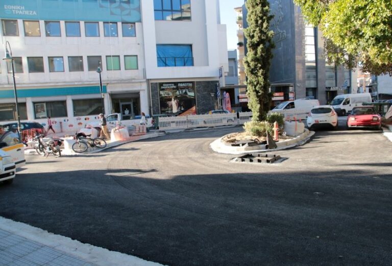 Παραδίδεται στην κυκλοφορία τις επόμενες ημέρες η οδός Μανωλάκη