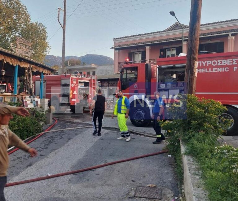 Κέρκυρα: Φωτιά σε σπίτι στην Αχαράβη