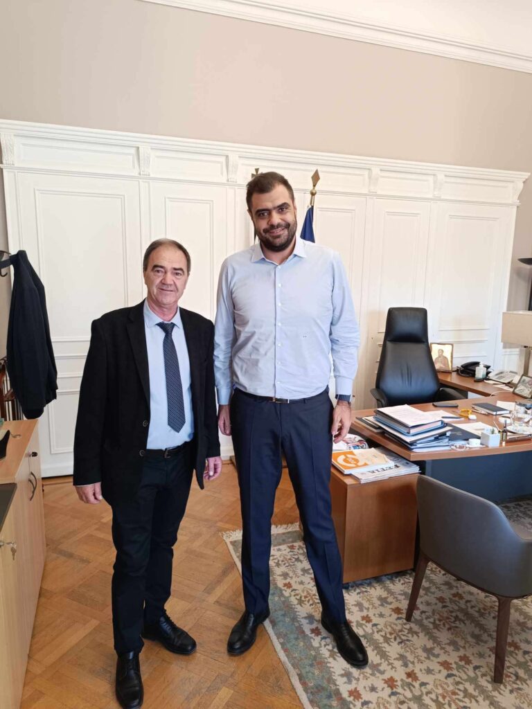 Σειρά επαφών με κυβερνητικά στελέχη στην Αθήνα είχε ο δήμαρχος Μαρωνείας Σαπών, Απ. Ιωάννου