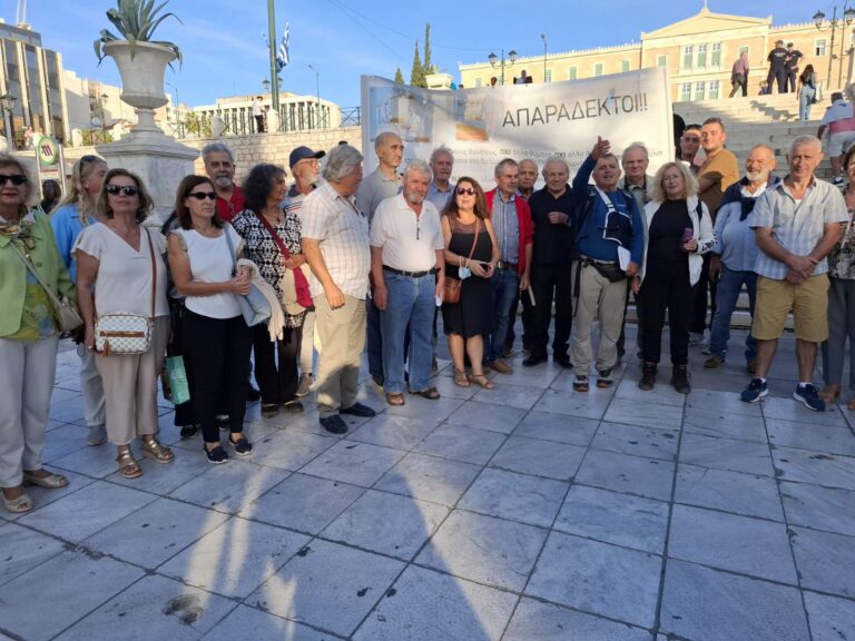 Διαμαρτυρία στο Σύνταγμα για να γίνει ο δρόμος Πύργου – Τσακώνας