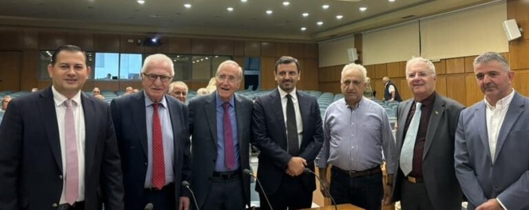 Ομιλίες Πάνου Σόμπολου και Γιώργου Τσούκαλη σε εκδήλωση στον Πύργο