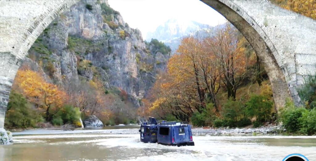 Τα ειδικά αμφίβια οχήματα της αστυνομίας …εν δράσει