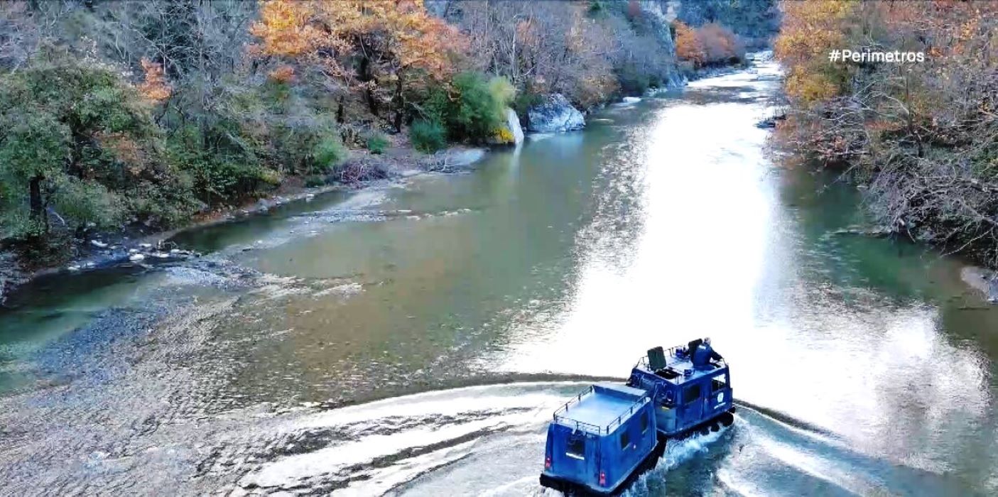 Τα ειδικά αμφίβια οχήματα της αστυνομίας …εν δράσει