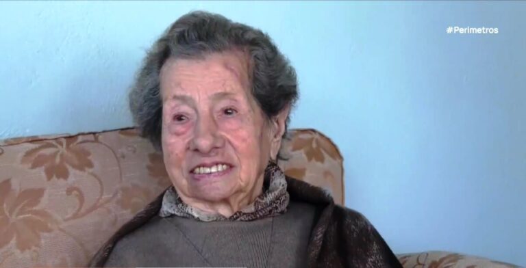 Γιαγιά 107 ετών στην Λέσβο