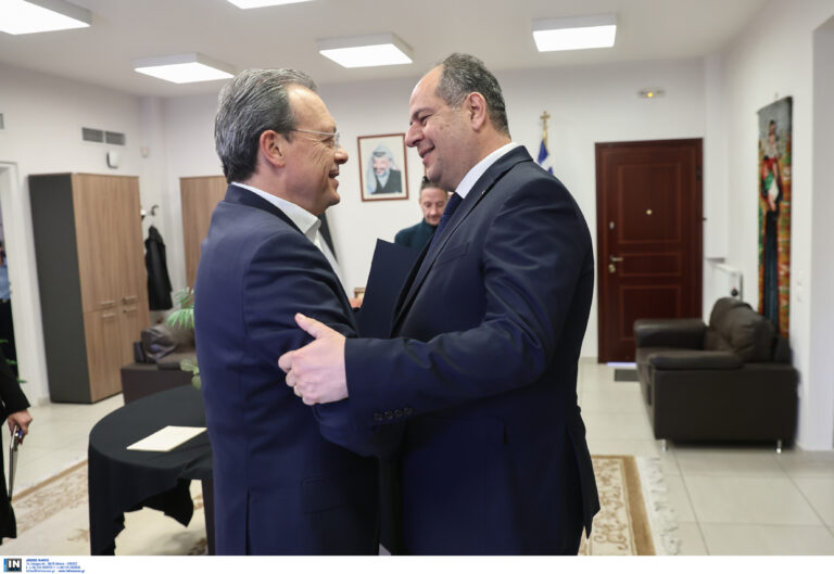 Συνάντηση Σ. Φάμελλου με τον πρέσβη της Παλαιστίνης Γιουσέφ Ντορχόμ: Ανάγκη για άμεση κατάπαυση του πυρός