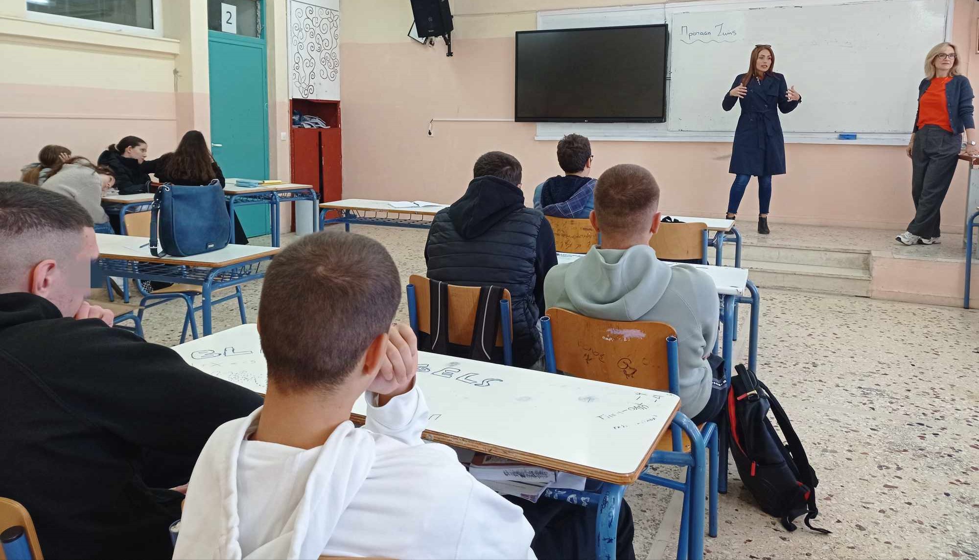 Βιωματικά εργαστήρια του Κέντρου Πρόληψης “Πρόταση Ζωής” στο 4ο Λύκειο Βόλου