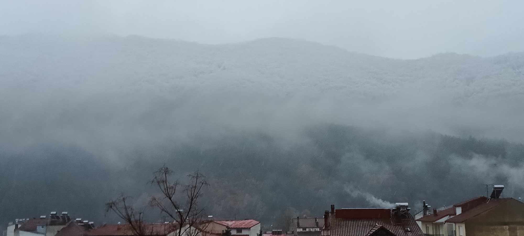 Χιόνια στη Φλώρινα έφερε η κακοκαιρία Βora