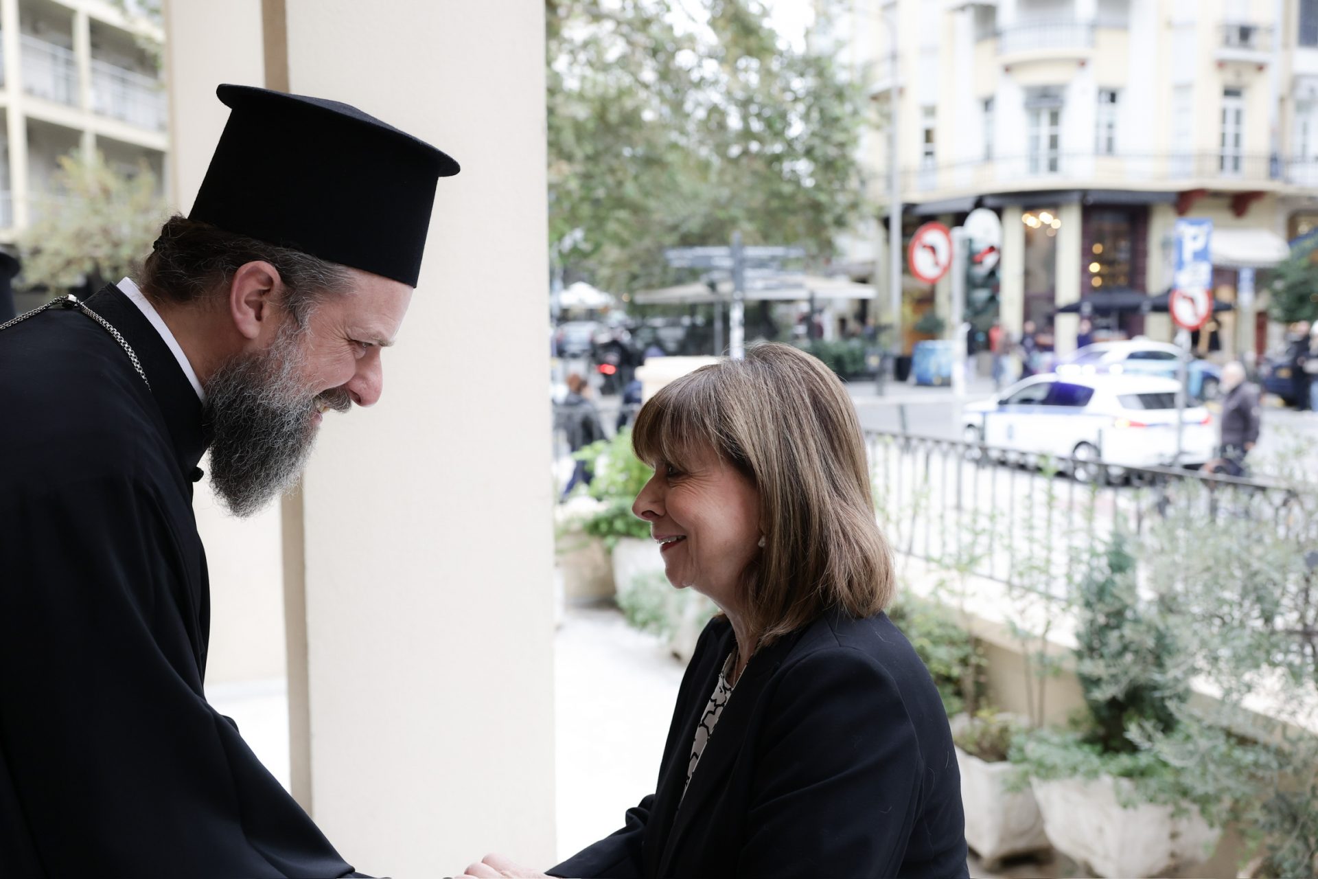 Επίσκεψη της προέδρου της Δημοκρατίας στην Ιερά Μητρόπολη Θεσσαλονίκης