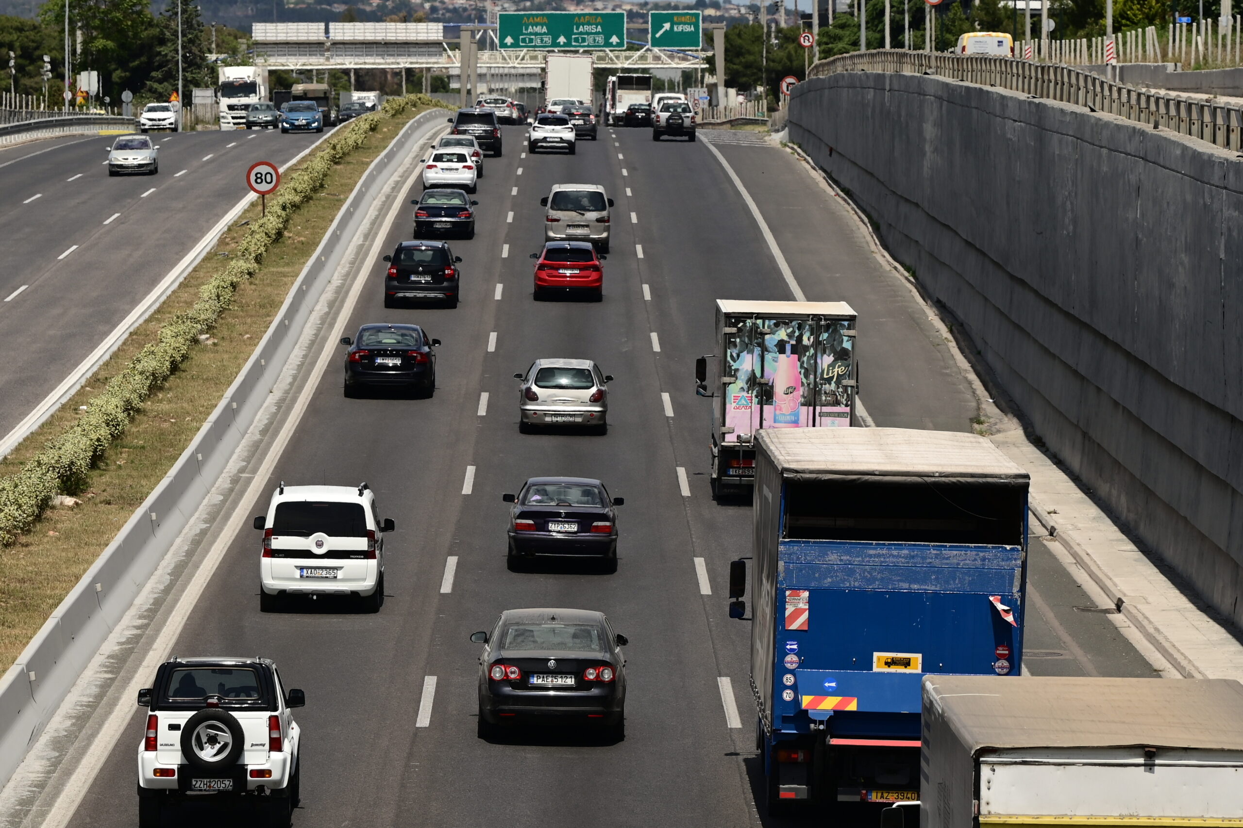 Προσωρινές κυκλοφοριακές ρυθμίσεις λόγω εργασιών επί της Ν.Ε.Ο. Αθηνών-Λαμίας, περιοχής Δήμου Ωρωπού