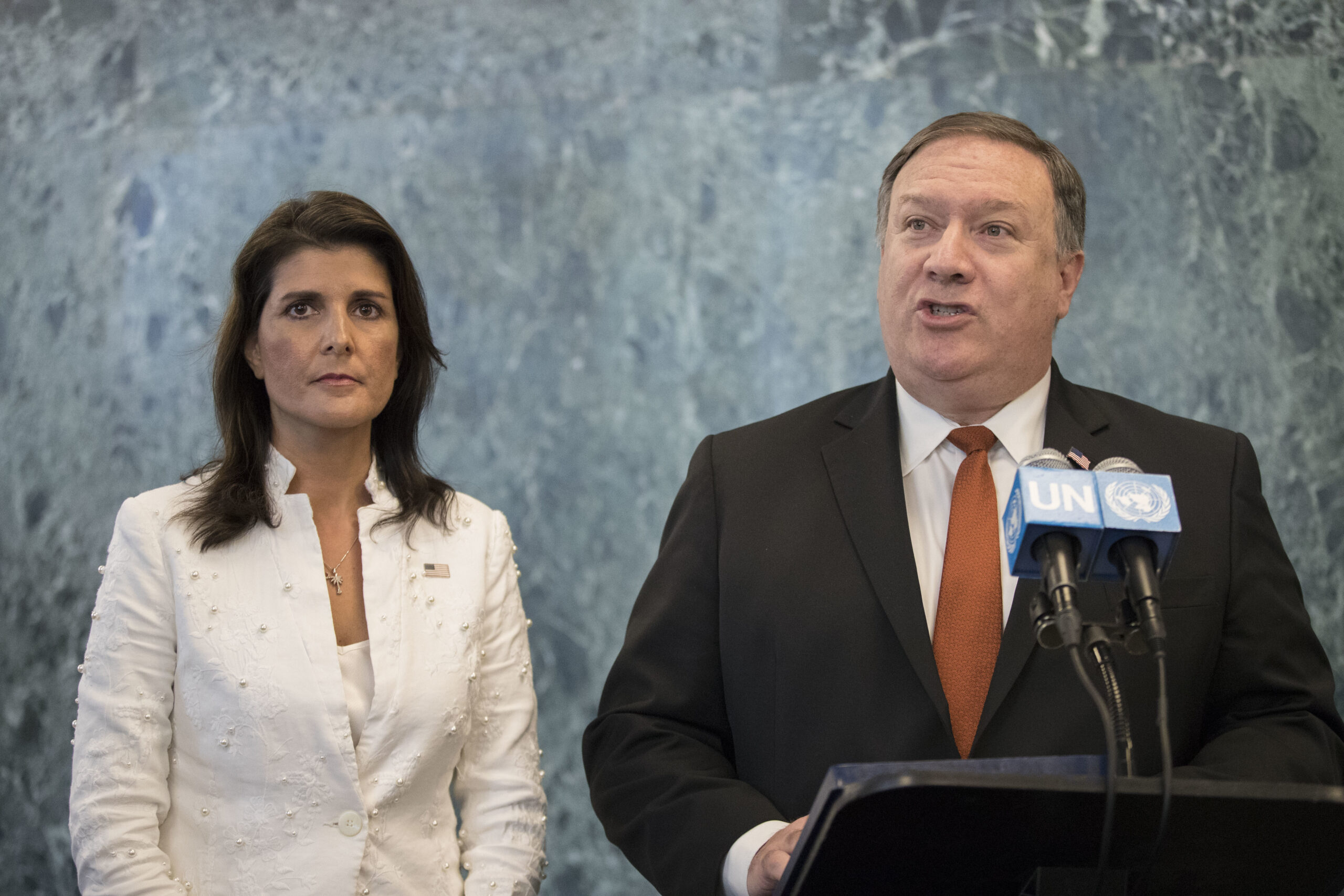 Mike Pompeo, Nikki Haley