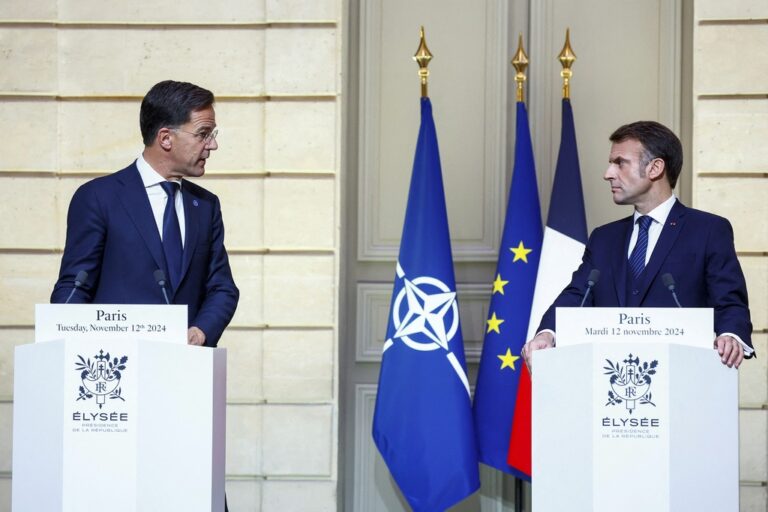 Ε. Μακρόν: Χρειαζόμαστε μια δυνατή Ουκρανία, μια δυνατή Ευρώπη, μια δυνατή Ατλαντική Συμμαχία