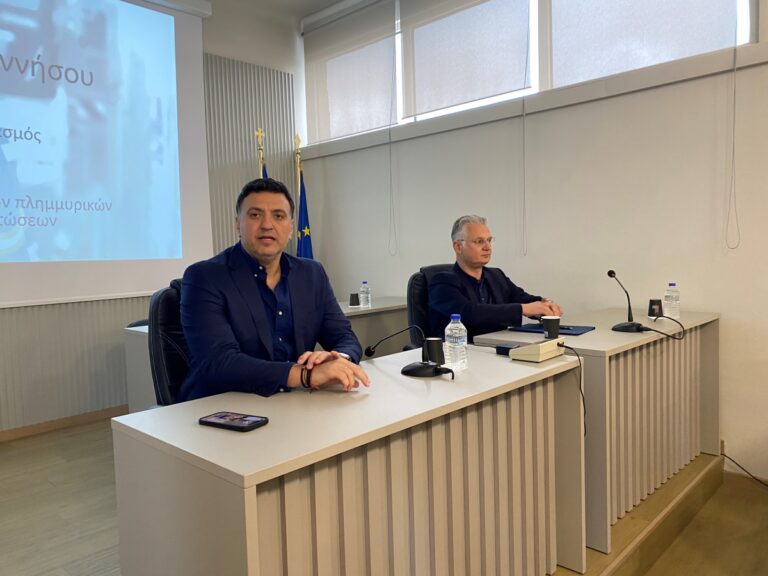 Β. Κικίλιας από Τρίπολη: Το Εθνικό Πρόγραμμα Πολιτικής Προστασίας προχωρά γρήγορα