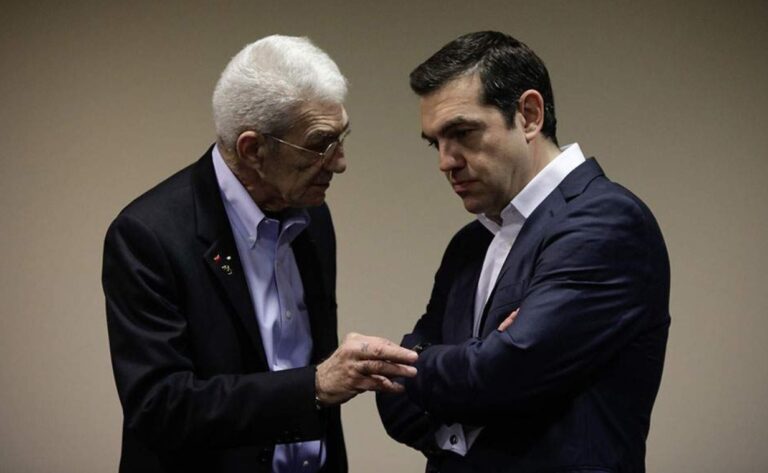 Αποχαιρετισμός του Αλ. Τσίπρα στον Γ. Μπουτάρη