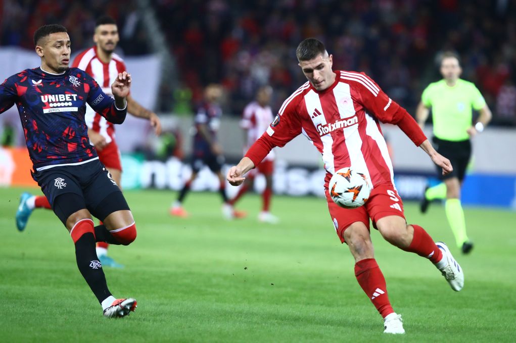 Europa League: Γκολ και βαθμούς μοιράστηκαν (1-1) Ολυμπιακός και Ρέιντζερς στο Φάληρο