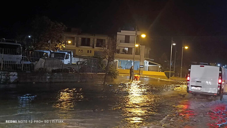 Προβλήματα από βροχές και πλημμύρες στην Ηλεία