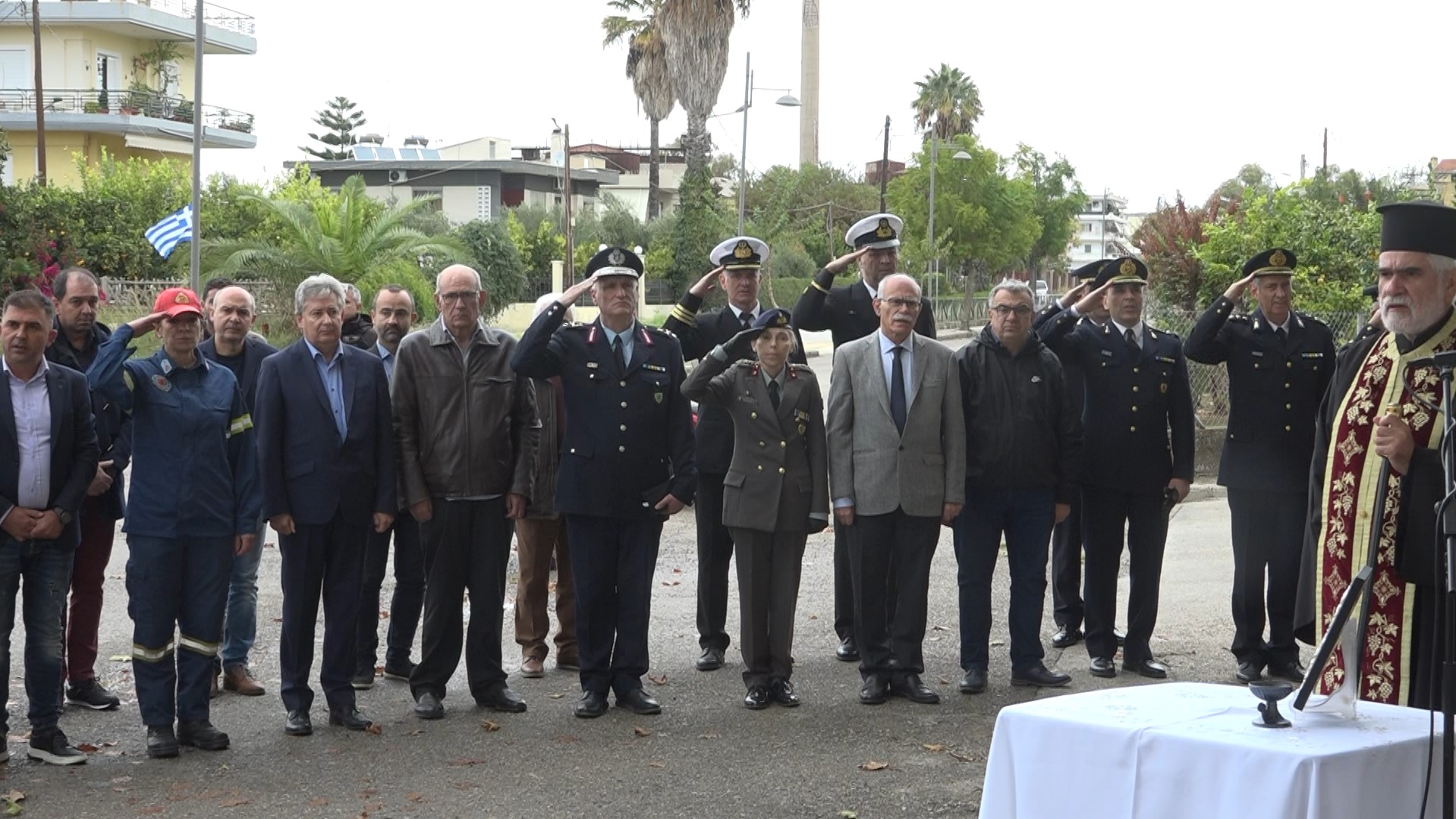 Τιμήθηκαν στον Πύργο οι Ηλείοι πεσόντες πυροσβέστες