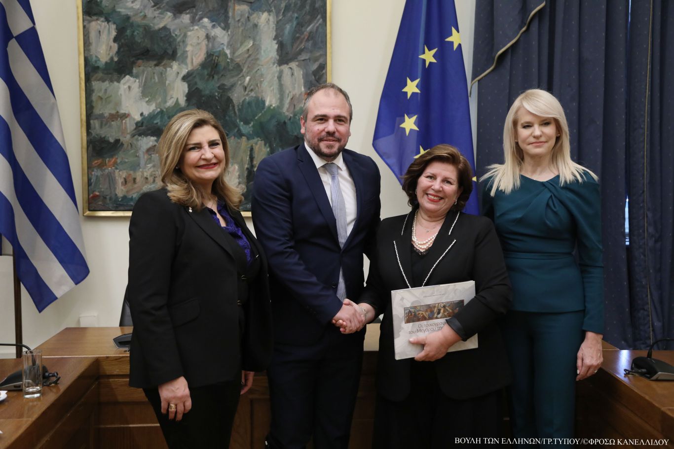 Συνάντηση της Επιτροπής Ελληνισμού Διασποράς με την Πρέσβη, επικεφαλής Υπηρεσίας Αποδήμων Κύπρου