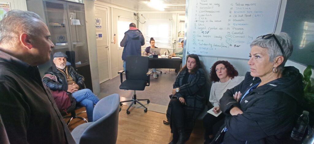 H Μ. Κομνηνάκα επισκέφθηκε το ΚΥΤ Λέσβου